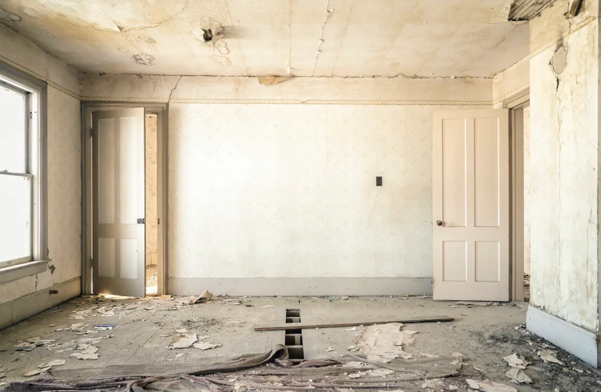 Waste disposal crew managing a cleanout project in Port Huron